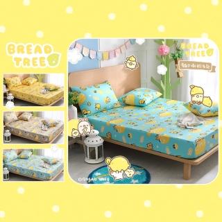 【BREAD TREE】麵包樹精梳棉單人床包+枕套二件組-檸檬派對(多款任選)