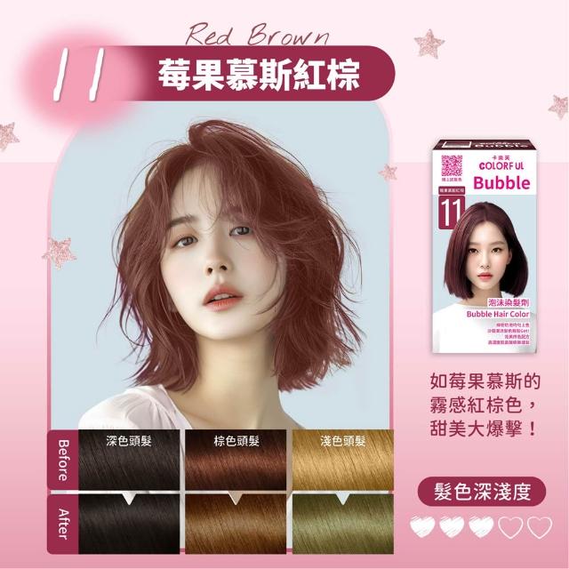 【美吾髮】卡樂芙全新升級泡沫染髮劑100g(多色任選/泡泡染/無阿摩尼亞/無PPD/COLORFUL)