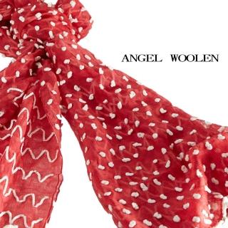 【ANGEL WOOLEN】點綴夢想細緻手工喀什米爾羊毛披肩 圍巾(共兩色)