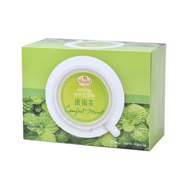 【曼寧】花草茶包量販盒1.5g-2gx40入x1盒(玫瑰蜜桃果茶/康福茶/洋甘菊茶/薰衣草茶/輕盈玫瑰茶)