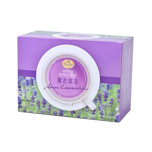 【曼寧】花草茶包量販盒1.5g-2gx40入x1盒(玫瑰蜜桃果茶/康福茶/洋甘菊茶/薰衣草茶/輕盈玫瑰茶)