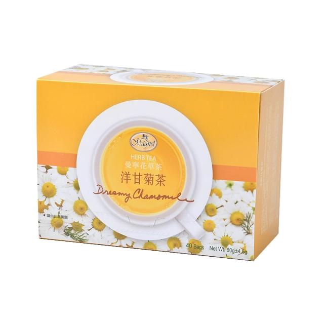 【曼寧】花草茶包量販盒1.5g-2gx40入x1盒(玫瑰蜜桃果茶/康福茶/洋甘菊茶/薰衣草茶/輕盈玫瑰茶)