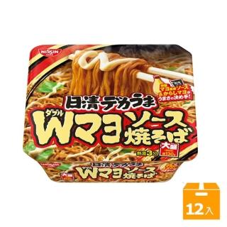 【NISSIN 日清】大盛裝日式炒麵-芥末美乃滋味153gx12碗(日清泡麵)
