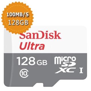 【SanDisk 晟碟】Ultra 128GB microSDXC 記憶卡-白80MB/s(平行輸入)