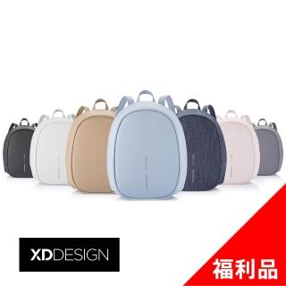 【XDDESIGN】BOBBY ELLE 時尚皮革/丹寧防盜後背包-桃品國際公司貨(福利品)