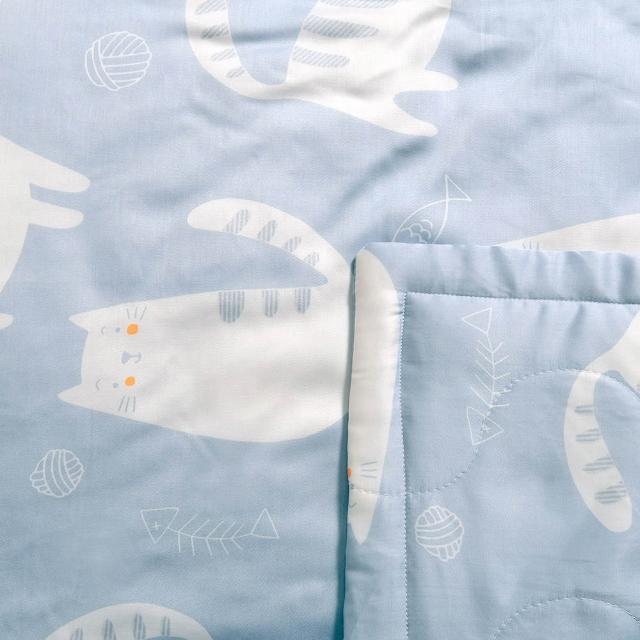 【Embrace 英柏絲】涼感兒童涼被 100%天絲涼被 100x120cm  幼稚園午睡(四季被 兒童被 天絲被)