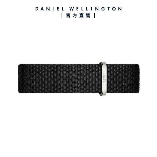 【Daniel Wellington】DW 錶帶 Petite Cornwall 寂靜黑織紋錶帶(DW00200195)