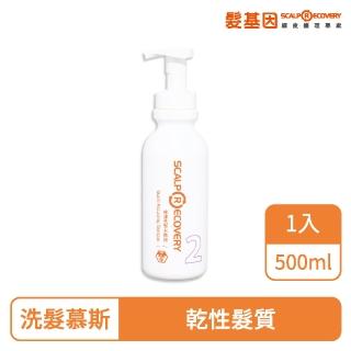 【髮基因】修護洗髮水慕斯--乾性頭皮、乾性髮質的日常清潔 500ml(乾燥缺水頭皮 無矽靈 ECOcert有機認證)