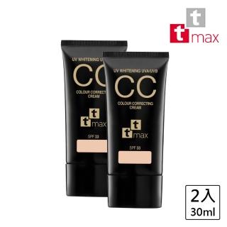 【ttmax】全效完美修飾CC霜 SPF33 PA+++(2件組)