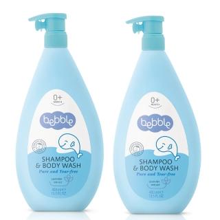 【Bebble貝朵】新生兒植萃洗髮/沐浴露400ml(2入組)