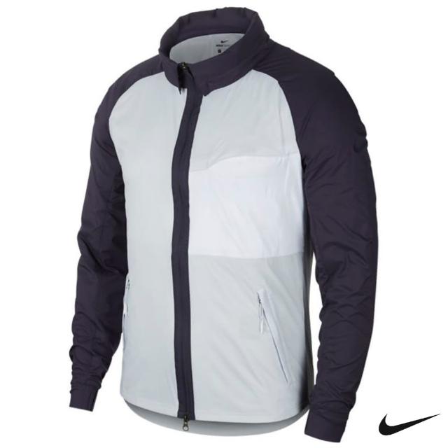 【NIKE 耐吉】Shield Jacket 男高爾夫防風外套 藍 淺灰 AJ5445-043