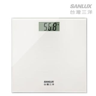 【SANLUX 台灣三洋】數位體重計(SYES-301W 白)