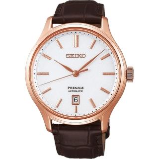 【SEIKO 精工】Presage 旗鑑時尚機械錶-41.7mm(4R35-03P0K/SRPD42J1)
