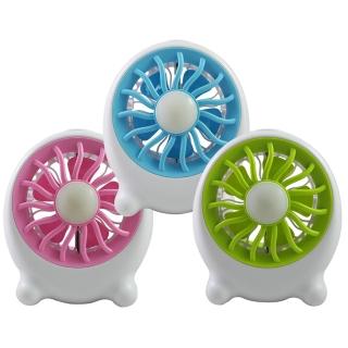 【MINI FAN】隨身型USB充電小風扇 附LED燈(AF003)
