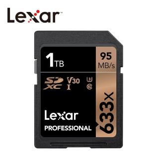 【Lexar 雷克沙】1TB Professional 633x SDXC UHS-I V30 95MB/s記憶卡