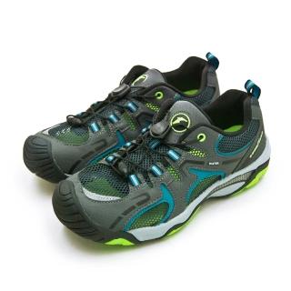 【GOODYEAR 固特異】男 專業多功能戶外透氣山水車運動鞋 HYPERDRYER II系列(灰藍綠 93628)