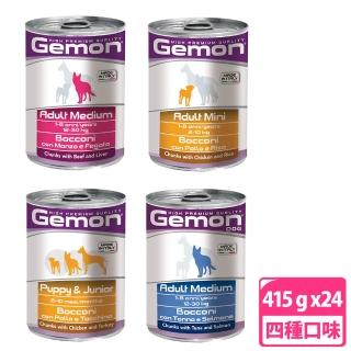 【Gemon 啟蒙】主食狗罐415g(24罐組)