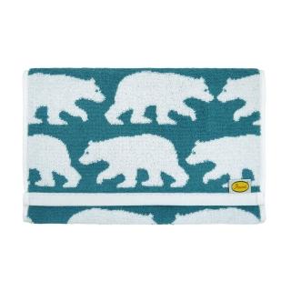 【Marushin 丸真】Anorak英倫設計款毛巾(白熊)