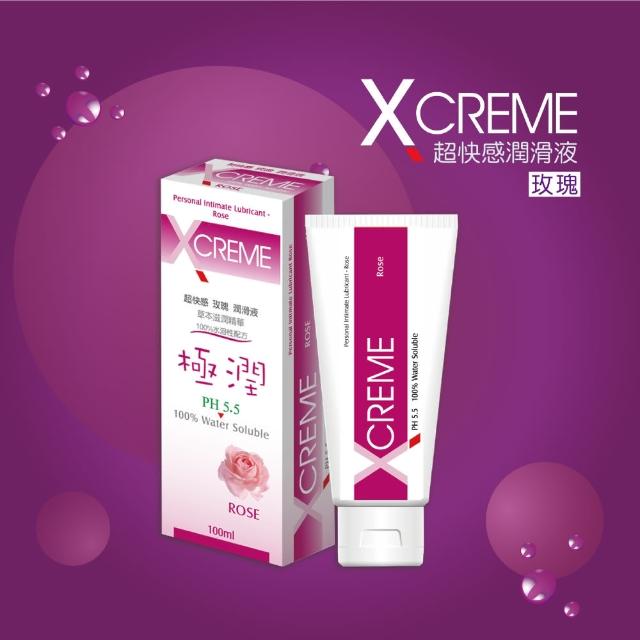 【X-creme 超快感】保濕/冰晶/蜜露/水感/蘆薈/薰衣草/蔓越莓/玫瑰潤滑液(100ml/任選4入)