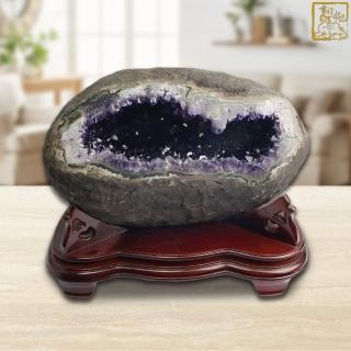 【吉祥水晶】烏拉圭紫水晶洞 26.9kg(招財聚財氣)