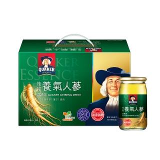 【QUAKER 桂格】無糖養氣人蔘禮盒60ml×19入×1盒(共19入 送禮推薦/中秋禮盒)