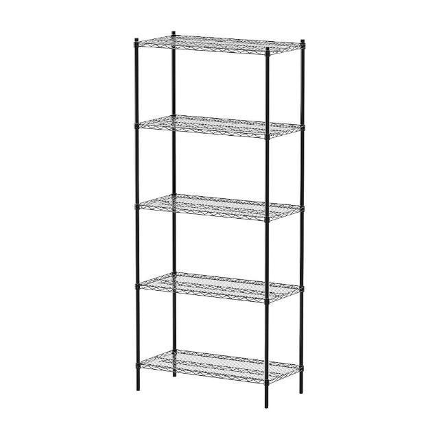 【dayneeds 日需百備】荷重型 90x45x210公分烤漆五層架(鐵力士架/收納層架/層架/鐵架)