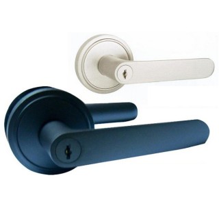 LS-700 （SN/DBK）日規水平鎖51mm 三鑰匙 小套盤 把手鎖 房門鎖(通道鎖 客廳鎖 辦公室門鎖)