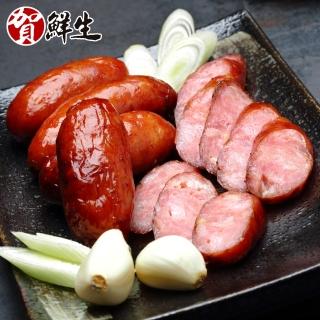 【賀鮮生】真划蒜蒜頭香腸4包(約27條/包)
