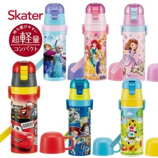 【Skater】不鏽鋼直飲保溫水壺470ml(附杯蓋組)