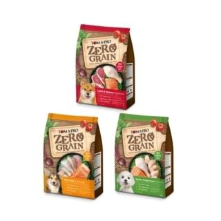 【TOMA-PRO 優格】零穀系列狗飼料-0%零穀 羊肉+鮭魚/室內犬/5種魚 5.5 磅(全齡犬 敏感配方 老犬 成犬 幼犬)