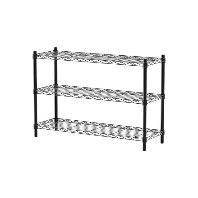 【dayneeds 日需百備】輕型 90x30x60公分烤漆三層架(鐵力士架/收納層架/鞋架/展示架/層架/鐵架)