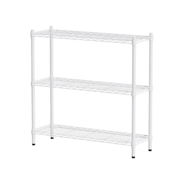 【dayneeds 日需百備】輕型 90x30x90公分 烤漆三層架(鐵架/收納/櫃子/電器櫃/層架/簽到)