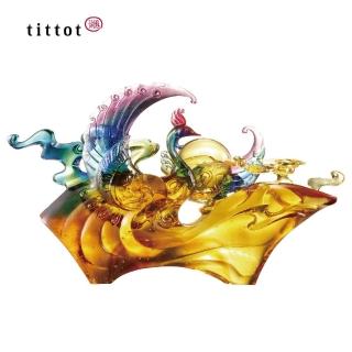 【tittot 琉園】極致風光_發財_開運(琉璃/禮物/玻璃/水晶/藝術品/擺飾/禮贈/企業/送禮/極/致/風/光)