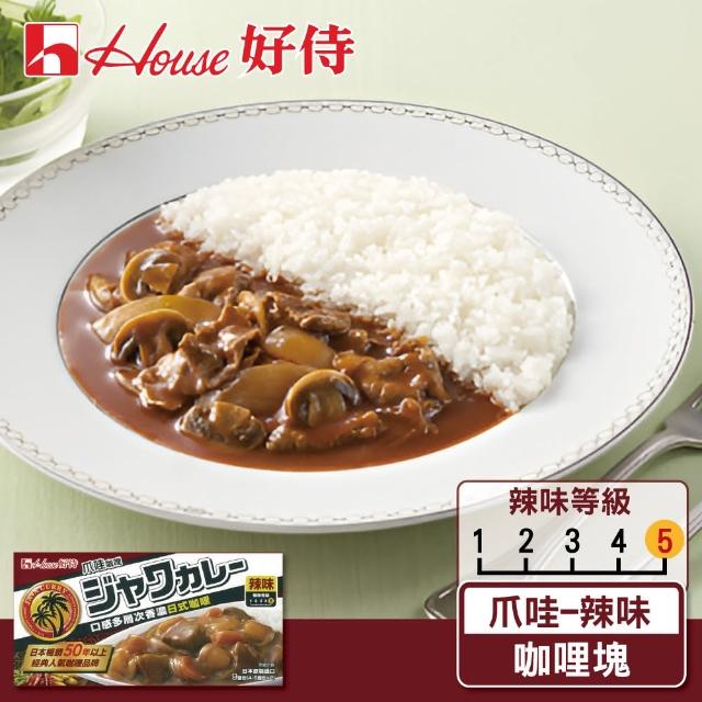 【HOUSE】House 好侍 爪哇咖哩塊(中辣/辣味二種口味任選)