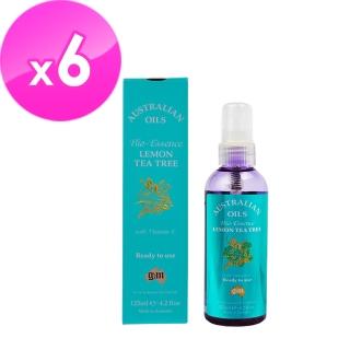 【澳洲G&M】檸檬茶樹生物滋潤精油含維他命E(125ml/瓶-6 入組)