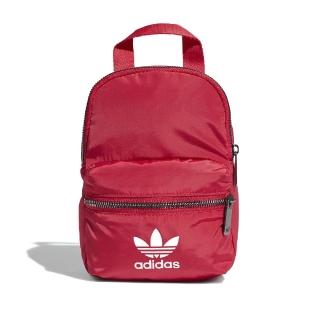 【adidas 愛迪達】後背包 Mini Backpack 女款 愛迪達 三葉草 外出小包 輕便 穿搭推薦 紅 白(ED5871)