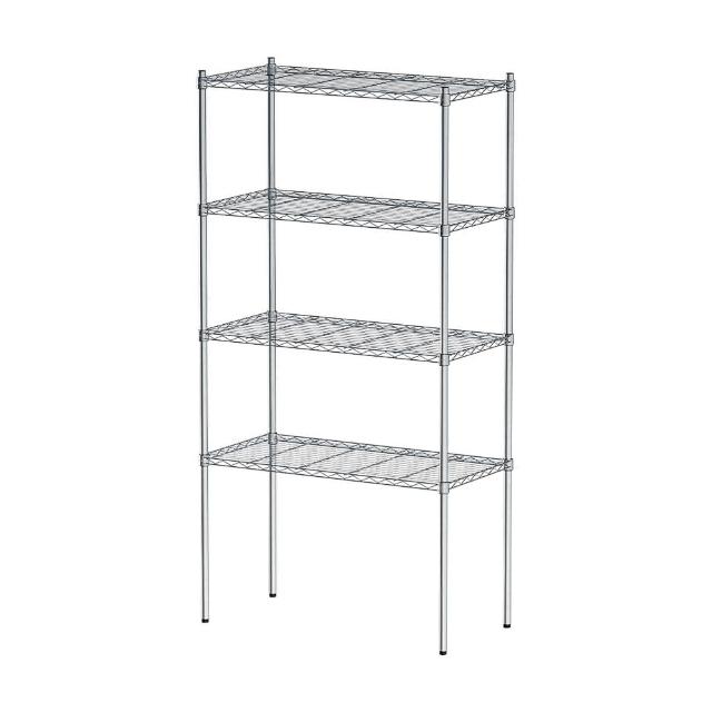 【dayneeds 日需百備】輕型 90x45x180公分四層架 三色可選(鐵力士架/收納層架/鞋架/展示架/層架/鐵架)