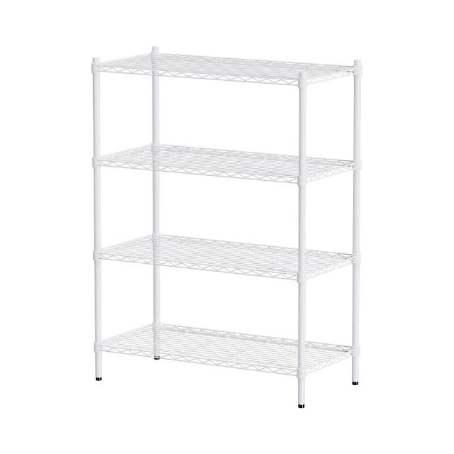 【dayneeds 日需百備】輕型 90x45x120公分烤漆四層架 三色可選(鐵力士架/收納層架/鞋架/展示架/層架/鐵架)