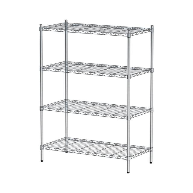 【dayneeds 日需百備】輕型 90x45x120公分烤漆四層架 三色可選(鐵力士架/收納層架/鞋架/展示架/層架/鐵架)