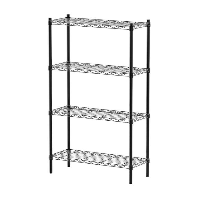 【dayneeds 日需百備】輕型 76x30x120公分 烤漆四層架(鐵力士架/收納層架/鞋架/展示架/層架/鐵架)