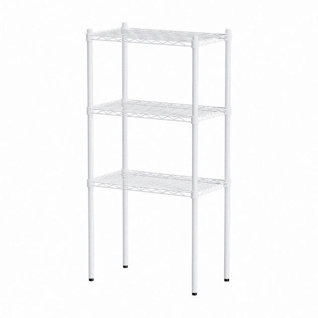 【dayneeds 日需百備】輕型 60x35x120公分三層波浪架 三色可選(鐵力士架/收納層架/鞋架/展示架/層架/鐵架)