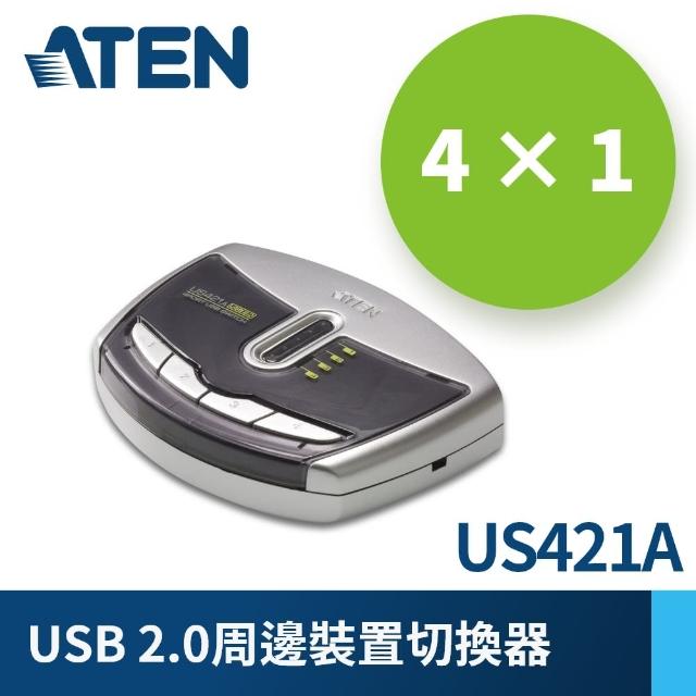 【ATEN】4埠USB 2.0 周邊切換器 US421A