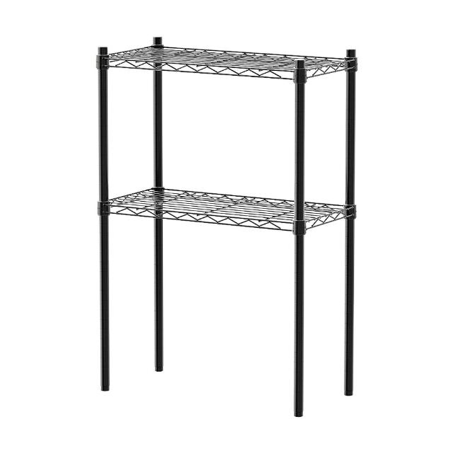 【dayneeds 日需百備】輕型 60x30x90公分烤漆二層架(鐵力士架/收納層架/鞋架/展示架/層架/鐵架)