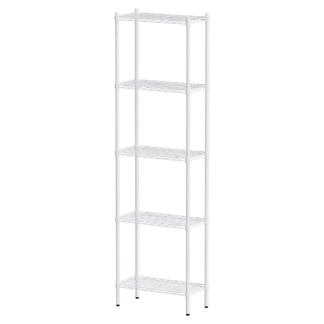 【dayneeds 日需百備】輕型 60x30x210公分烤漆五層架(鐵力士架/收納層架/鞋架/展示架/層架/鐵架)