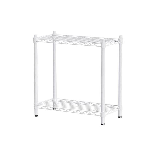 【dayneeds 日需百備】輕型 60x30x60公分烤漆二層架(鐵力士架/收納層架/鞋架/展示架/層架/鐵架)