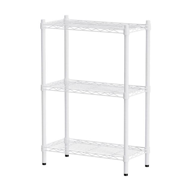 【dayneeds 日需百備】輕型 60x30x90公分烤漆三層架(鐵力士架/收納層架/鞋架/展示架/層架/鐵架)