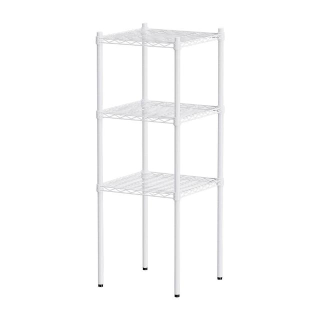【dayneeds 日需百備】輕型 45x45x120公分烤漆三層架(鐵力士架/收納層架/鞋架/展示架/層架/鐵架)