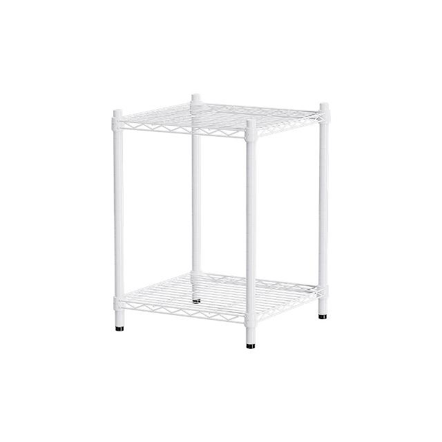 【dayneeds 日需百備】輕型 45x45x60公分烤漆二層架(鐵力士架/收納層架/鞋架/展示架/層架/鐵架)