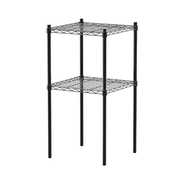 【dayneeds 日需百備】輕型 45x45x90公分烤漆二層架(鐵力士架/收納層架/鞋架/展示架/層架/鐵架)