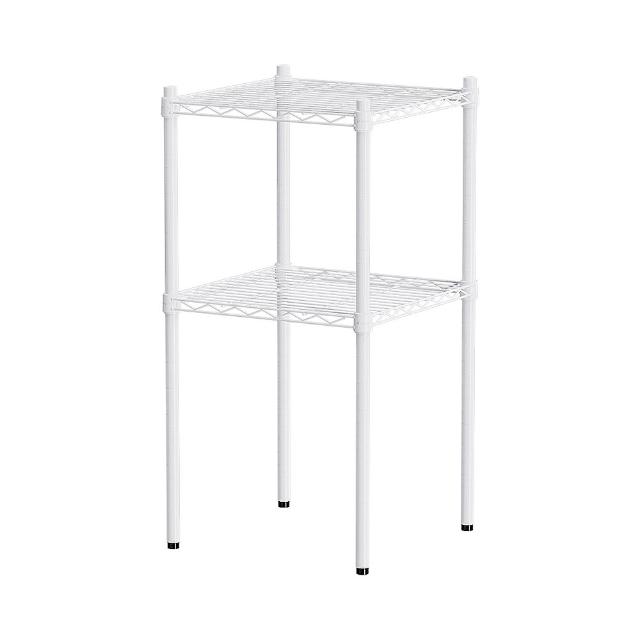 【dayneeds 日需百備】輕型 45x45x90公分烤漆二層架(鐵力士架/收納層架/鞋架/展示架/層架/鐵架)